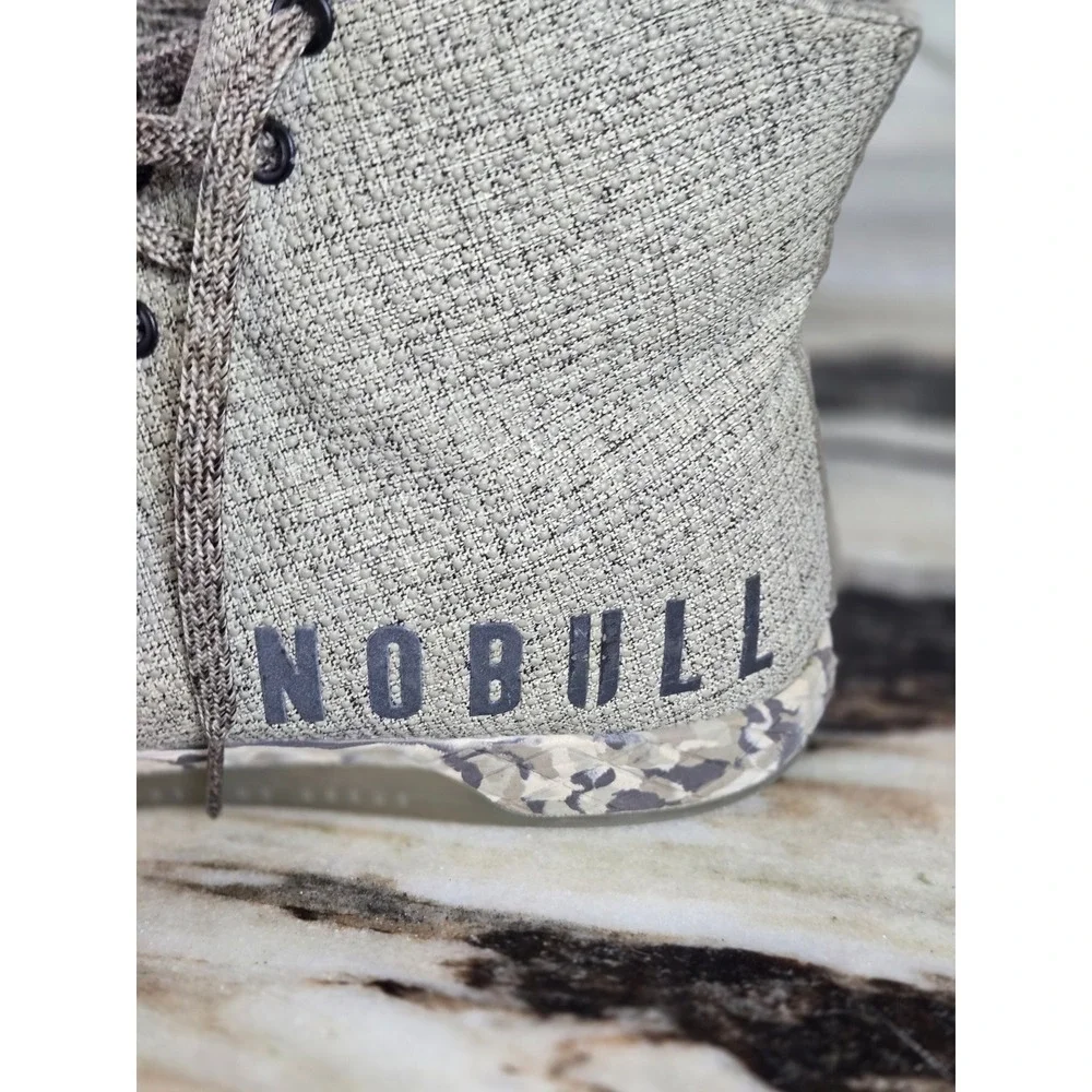 NOBULL High Top Trainer Tan Grey Camo SuperFabric‎ Mens 14